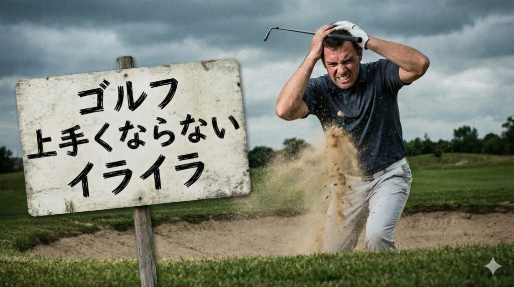 ゴルフ 上手くならないイライラ
